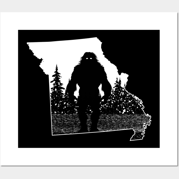 Missouri Bigfoot Wall Art by Tesszero